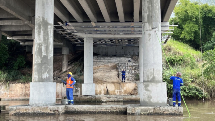 Pontes e viadutos da BR-235/SE e BR-101/SE recebem melhorias estruturais Pontes e viadutos da BR-235/SE e BR-101/SE recebem melhorias estruturais