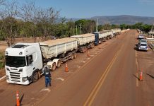 Obras na ponte Milton Guilherme, na BR-174/MT, restringem tráfego de caminhões Obras na ponte Milton Guilherme, na BR-174/MT, restringem tráfego de caminhões