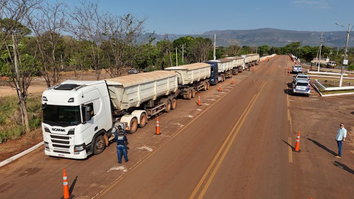 Obras na ponte Milton Guilherme, na BR-174/MT, restringem tráfego de caminhões Obras na ponte Milton Guilherme, na BR-174/MT, restringem tráfego de caminhões