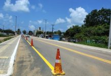 Rodovia PB-018 recebe obras de pavimentação do Binário de Jacumã Rodovia PB-018 recebe obras de pavimentação do Binário de Jacumã