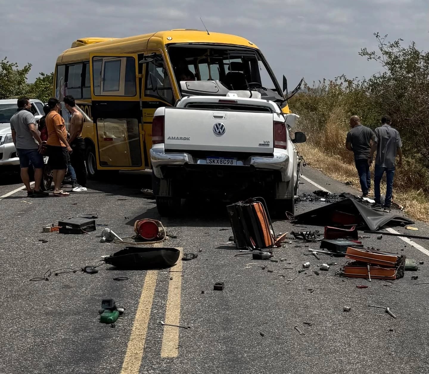 Morre a segunda vítima de acidente entre micro-ônibus e camionete na PB-393