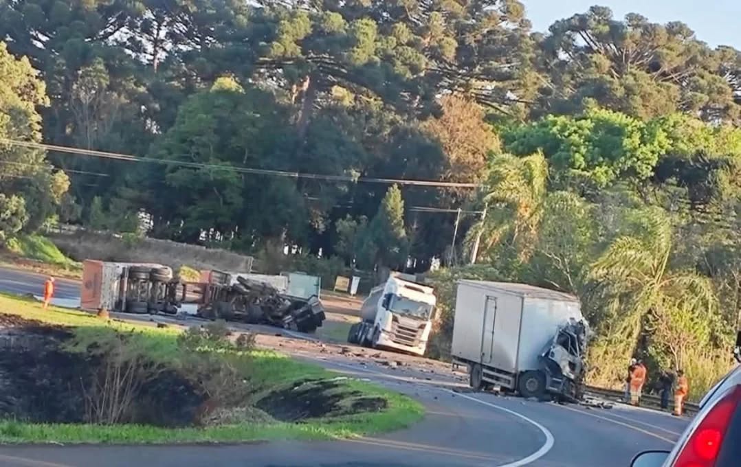 Caminhoneiro morre em acidente na BR-369/PR, em Candói