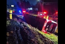 Ônibus da Penha tomba na BR-277/PR e uma pessoa morre, em Cascavel Ônibus da Penha tomba na BR-277/PR e uma pessoa morre, em Cascavel
