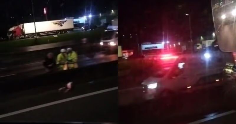 Casal morre em acidente com moto na BR-101/SC, em Barra Velha