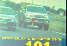 Camionete Hilux é flagrada a quase 200 km/h na BR-163/PR, em Quatro Pontes Camionete Hilux é flagrada a quase 200 km/h na BR-163/PR, em Quatro Pontes