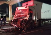 Caminhoneiro morre em colisão traseira contra carreta na SP-225, em Jaú Caminhoneiro morre em colisão traseira contra carreta na SP-225, em Jaú