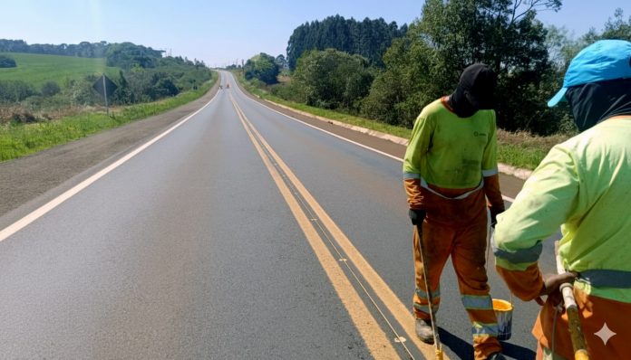 Rodovias federais paranaenses recebem melhorias na sinalização