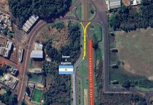 Tráfego de veículos na aduana Brasil-Argentina está alterado, em Foz do Iguaçu (PR) Tráfego de veículos na aduana Brasil-Argentina está alterado, em Foz do Iguaçu (PR)