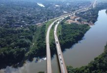 Finalizada a 1ª etapa do reforço estrutural da ponte sobre o Rio Candeias, na BR-364/RO Finalizada a 1ª etapa do reforço estrutural da ponte sobre o Rio Candeias, na BR-364/RO