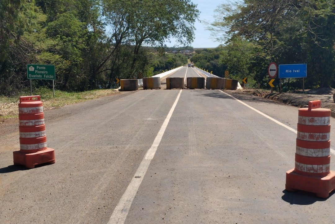 Ponte na PR-317, entre Floresta e Engenheiro Beltrão, será liberada nesta segunda (29)