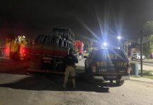 Carreta roubada em Paracambi é recuperada na BR-465/RJ, em Seropédica Carreta roubada em Paracambi é recuperada na BR-465/RJ, em Seropédica