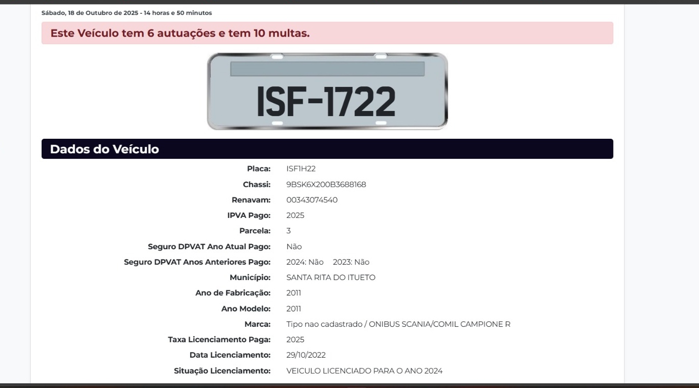 Não está claro quem é o dono do ônibus envolvido em tragédia com 17 mortos na BR-423/PE