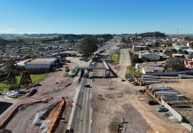 Obras das novas vias marginais alteram acesso na BR-386/RS, em Soledade Obras das novas vias marginais alteram acesso na BR-386/RS, em Soledade
