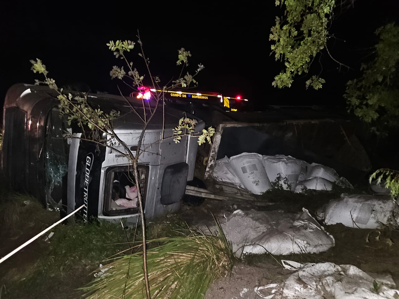 Caminhoneira gaúcha morre em acidente na BR-476/PR, entre S. Mateus Sul e União da Vitória