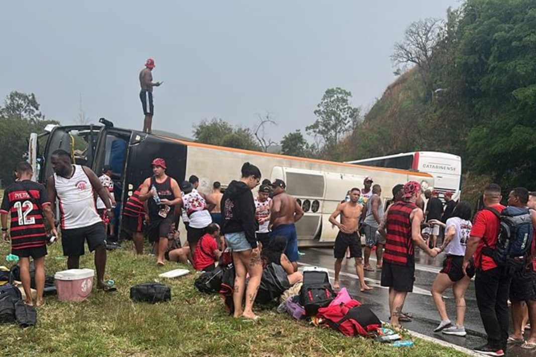 ANTT confirma que ônibus da torcida do Flamengo não tinha autorização para viajar até Buenos Aires
