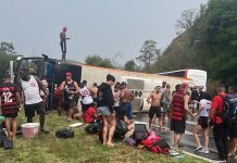 ANTT confirma que ônibus da torcida do Flamengo não tinha autorização para viajar até Buenos Aires ANTT confirma que ônibus da torcida do Flamengo não tinha autorização para viajar até Buenos Aires