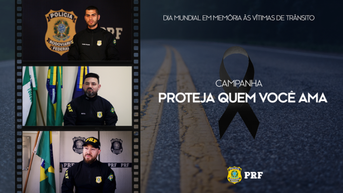 PRF lança campanha de conscientização para os riscos do trânsito PRF lança campanha de conscientização para os riscos do trânsito