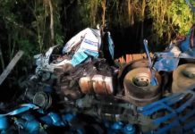 Caminhoneiro morre em acidente na BR-476/PR, entre S. Mateus do Sul e União da Vitória Caminhoneiro morre em acidente na BR-476/PR, entre S. Mateus do Sul e União da Vitória