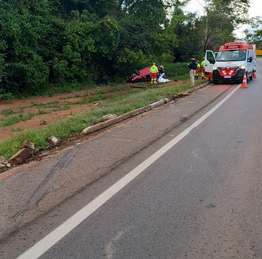 Motorista bêbado e sem habilitação provoca acidente com morte de jovem na BR-414/GO