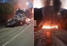Carreta desgovernada causa acidente e deixa 1 morto e feridos na BR-376/PR, em Guaratuba Carreta desgovernada causa acidente e deixa 1 morto e feridos na BR-376/PR, em Guaratuba