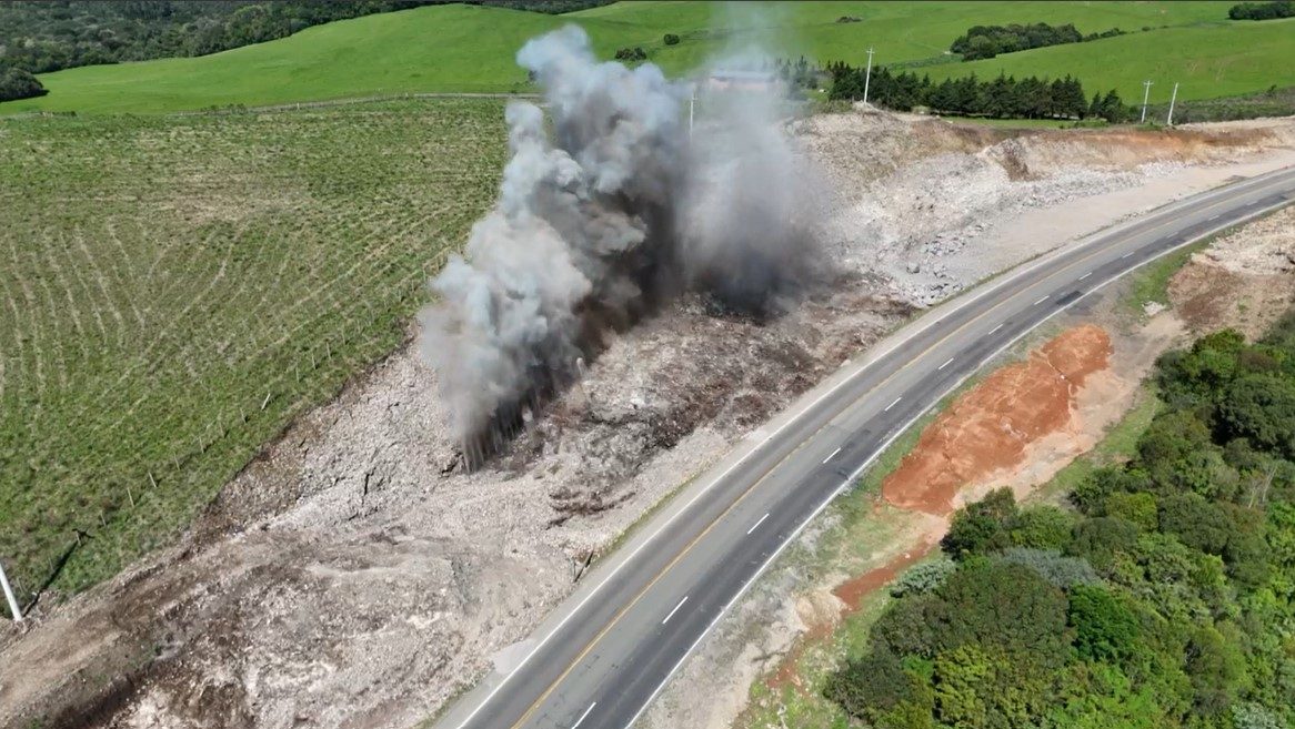 Detonação na BR-386/RS tem nova etapa, nesta semana, em Tio Hugo e Fontoura Xavier