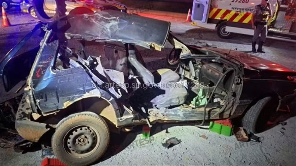 Três pessoas morrem e uma fica gravemente ferida em acidente na SP-079, em Votorantim