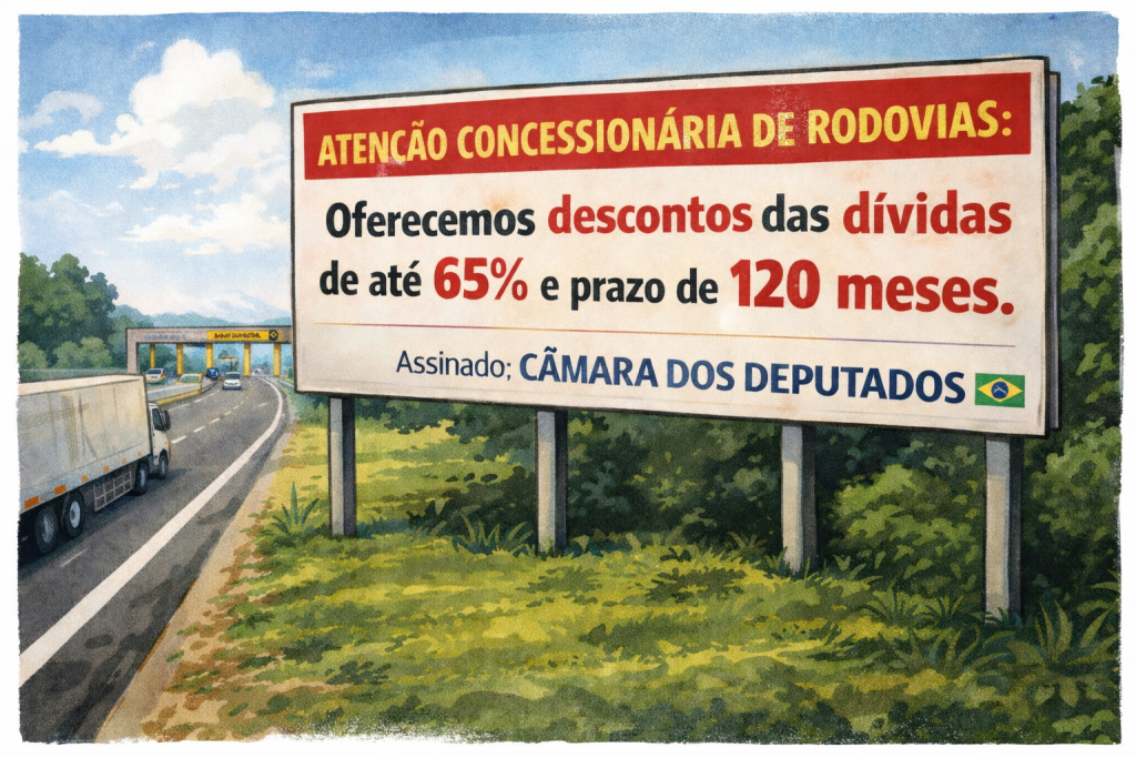 Dívidas de concessionárias de rodovias com descontos de até 65% e prazo de pagamento de até 120 meses