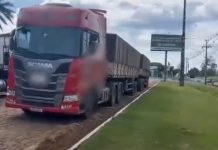 Caminhoneiro com índice alcoólico 4 vezes maior que o limite é preso na BR-376/PR Caminhoneiro com índice alcoólico 4 vezes maior que o limite é preso na BR-376/PR