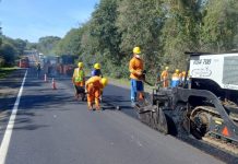 Concessionária paranaense realiza serviços de manutenção nas BRs 277, 373 e 476 Concessionária paranaense realiza serviços de manutenção nas BRs 277, 373 e 476