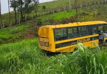 Acidente com ônibus na BR-267/MG deixa 1 morto e 18 feridos, em Juiz de Fora Acidente com ônibus na BR-267/MG deixa 1 morto e 18 feridos, em Juiz de Fora