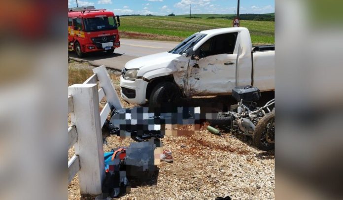 Acidente mata motoqueiro na BR-470/SC, em Campos Novos Acidente mata motoqueiro na BR-470/SC, em Campos Novos