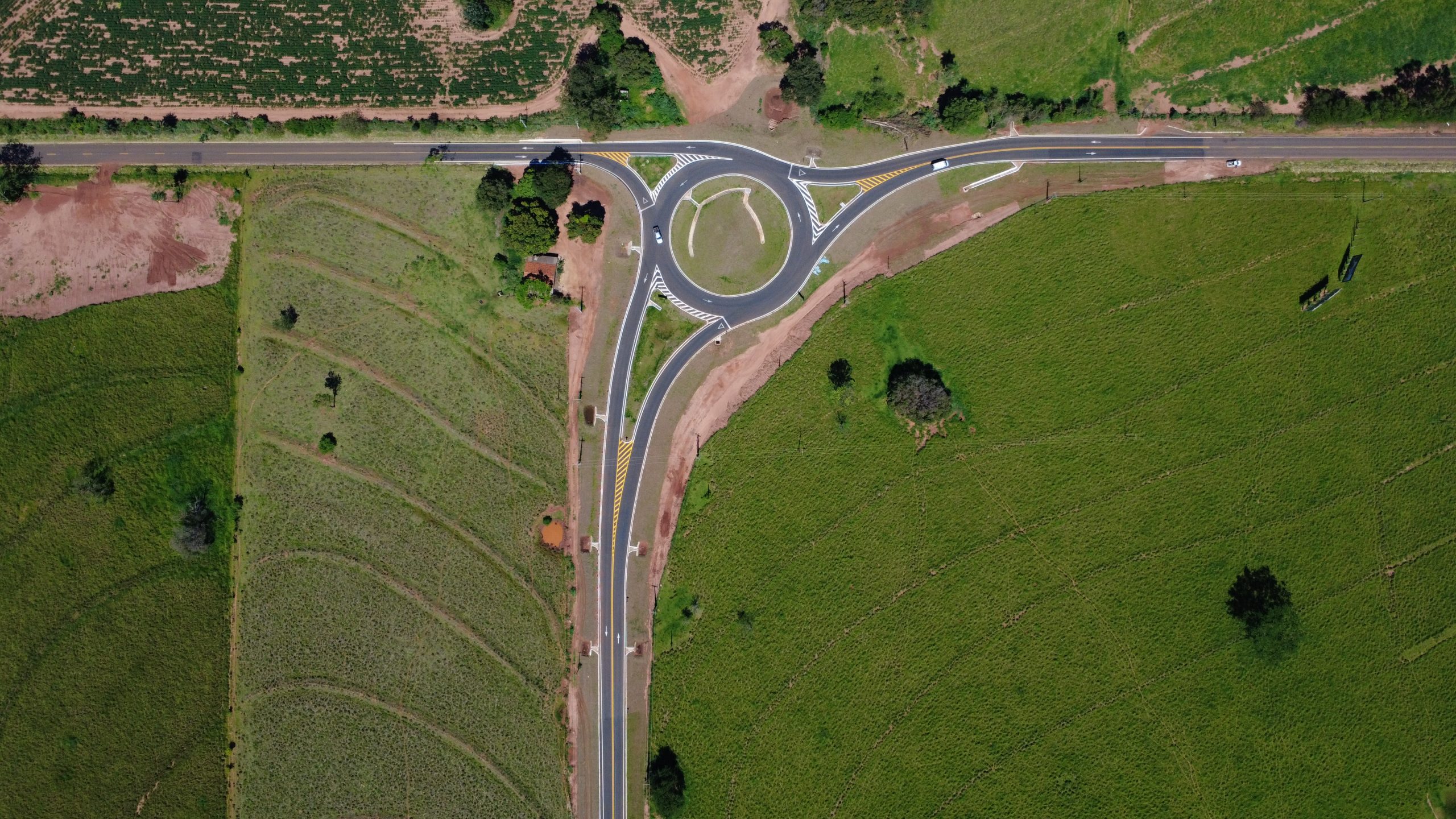 Novo trevo é liberado ao tráfego na PR-478, entre Porto Rico e São Pedro do Paraná