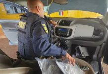 PM é preso na BR-272/PR com 20 quilos de drogas, em Guaíra PM é preso na BR-272/PR com 20 quilos de drogas, em Guaíra