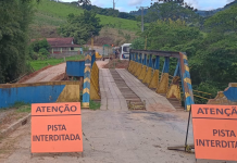 Ponte de acesso a Munhoz, no Sul de Minas, permanece interditada ao tráfego Ponte de acesso a Munhoz, no Sul de Minas, permanece interditada ao tráfego