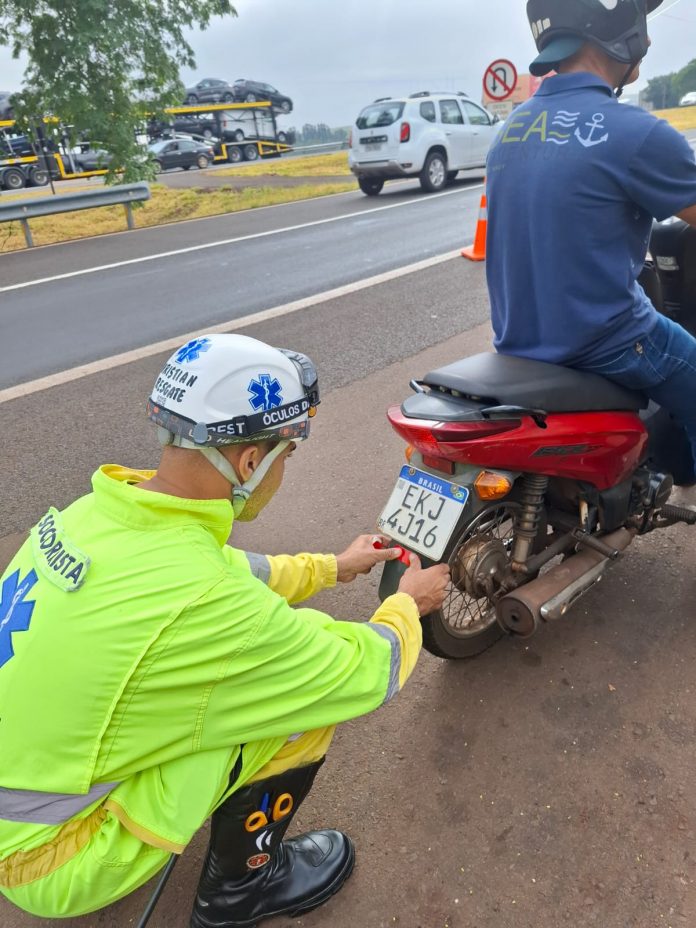 Concessionária paulista realiza ação de prevenção de colisões traseiras nas rodovias