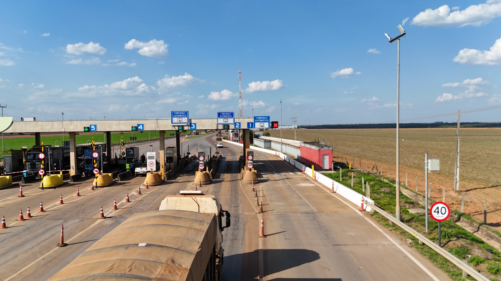 Radares passam a autuar infrações nas praças de pedágio da BR-163 no Mato Grosso