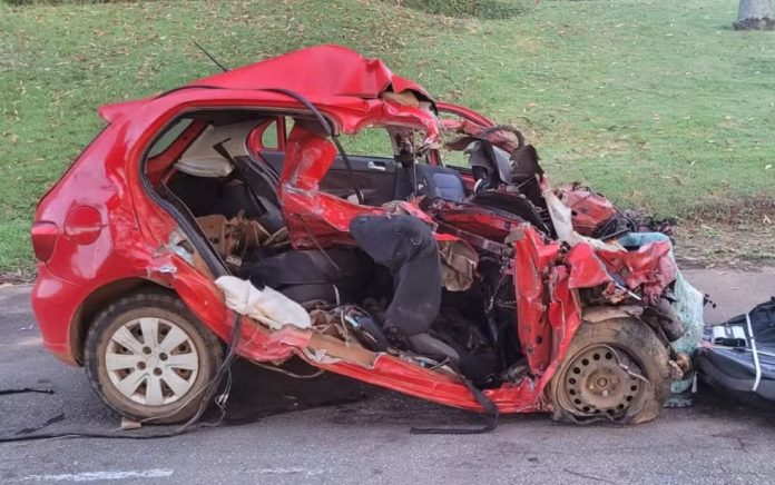 Cinco pessoas morrem em acidente na BR-414, em Cocalzinho de Goiás