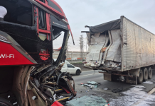 Ônibus da Santa Cruz colide na traseira de carreta e motorista morre na BR-381/MG Ônibus da Santa Cruz colide na traseira de carreta e motorista morre na BR-381/MG