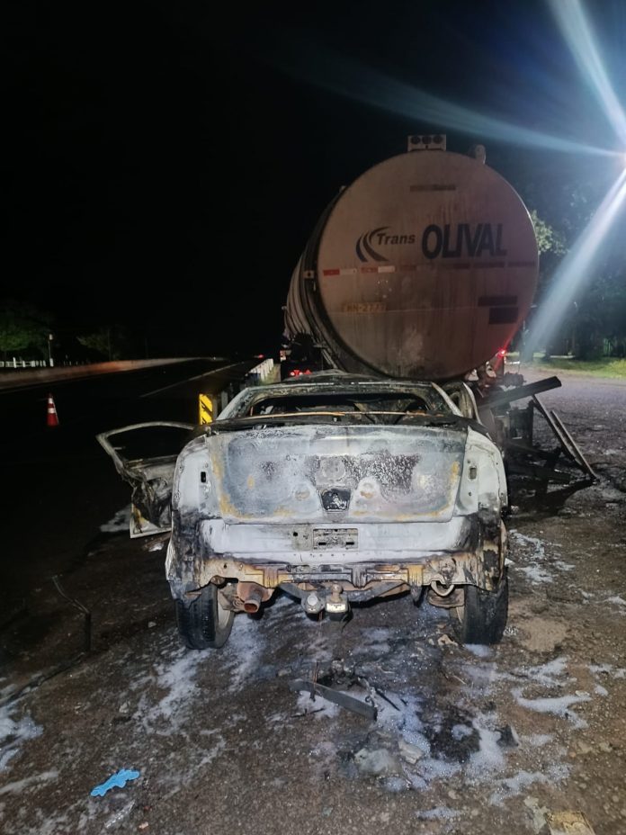Homem morre carbonizado na SP-425, em Presidente Prudente Homem morre carbonizado na SP-425, em Presidente Prudente