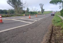 BR-153 tem interdição total temporária no km 258, em Marília (SP) BR-153 tem interdição total temporária no km 258, em Marília (SP)