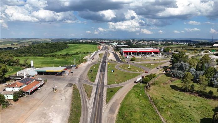 Obras de duplicação da BR-386/RS, em Soledade, alteram o tráfego no Trevo da Bandeira
