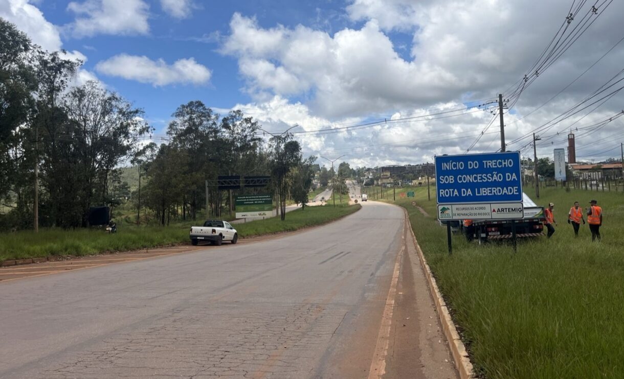 Concessionária assume trecho Ouro Preto–Mariana e inicia operação, em Minas Gerais