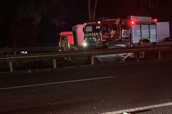 Socorrista do Samu atende a acidente fatal na BR-376/PR envolvendo o próprio filho