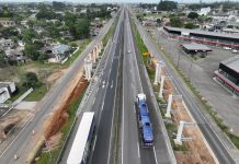Construção de passarelas na BR-101/SC altera o tráfego, em Maracajá, nesta quinta (16) Construção de passarelas na BR-101/SC altera o tráfego, em Maracajá, nesta quinta (16)