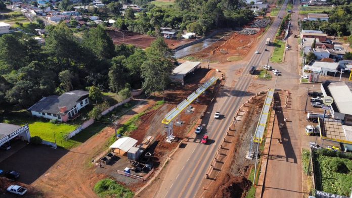 PRC-466 será bloqueada, nesta quarta (8), em Pitanga para obra de nova passarela