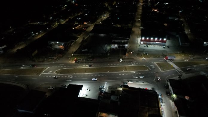 BR-392/RS recebe iluminação no trecho urbano duplicado, em Santa Maria