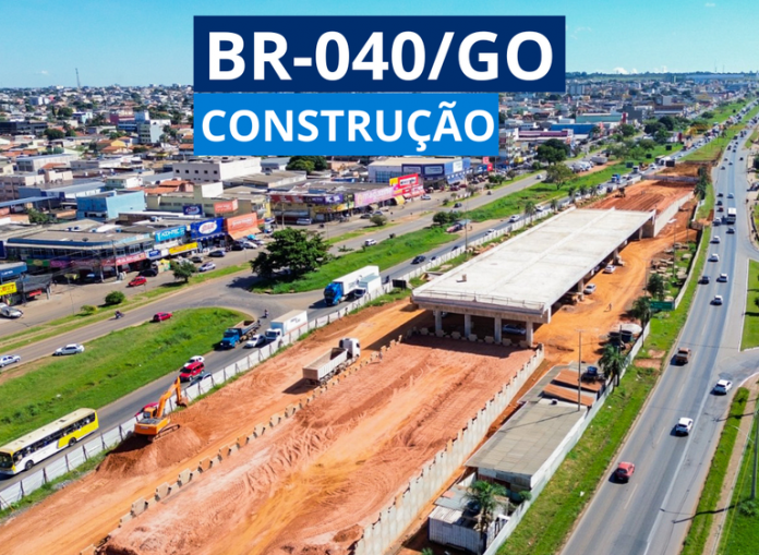 Obras do Complexo Viário de Valparaíso de Goiás, na BR-040, devem ser entregues, neste ano Obras do Complexo Viário de Valparaíso de Goiás, na BR-040, devem ser entregues, neste ano