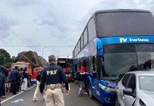 Acidente com ônibus de torcedores do Cerro Porteño deixa feridos na BR-277/PR Acidente com ônibus de torcedores do Cerro Porteño deixa feridos na BR-277/PR