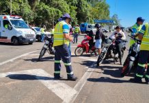 Ação de segurança na SP-225, em Jaú, envolve motoqueiros, nesta terça (5) Ação de segurança na SP-225, em Jaú, envolve motociclistas e caminhoneiros, nesta terça (5)