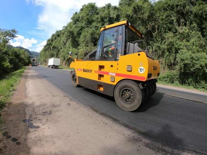 Obras na BR-386/RS alteram o tráfego em Pouso Novo e Marques de Souza